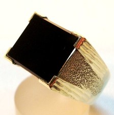 Super Onyx Siegelring 585 Gold