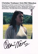 Autogramm - Christine Neubauer