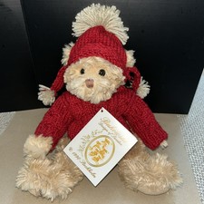 Barbara Bukowski of Sweden 1990 Bär - roter Pullover & Mütze 10 Zoll 