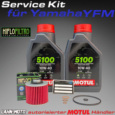 Service Kit Yamaha YFM 700 R Raptor ab 2006  Motul 10W40+Ölfilter+Dichtungssatz