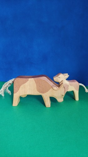 Ostheimer tiere holzfigur kuh - tiere,