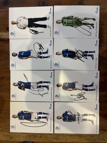 Schalke autogrammkarten - 8,