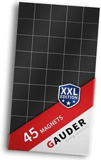 GAUDER MAGNET-PLÄTTCHEN Extra GROß 3cm Folie Quadrat Klebe-MAGNET selbstklebend 