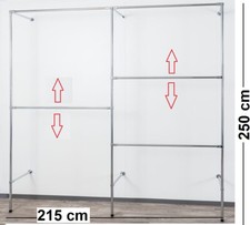 250 cm hoch Kleiderständer