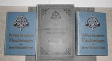 1914 Die Praxis des modernen Maschinenbaues Häntzschel Clairmont 2 BÄNdE + Atlas