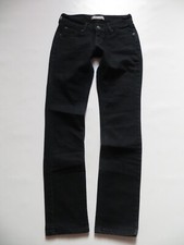 Levi's 571 SLIM FIT Jeans Hose W 28 /L 32 Schwarz ! Vintage Black Denim ! KULT !