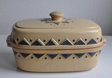 Il Pino Italy Keramik Steinzeug Römertopf Bräter Brotkasten Brottopf Auflaufform