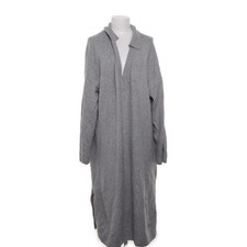 H&M, Polokleid, Größe: XL, Grau, Baumwolle/Polyamid/Polyester, Fischgräte -W9j