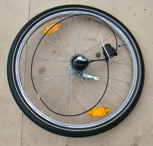 Laufrad zoll alu hinterrad - 24,