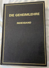 Die Geheimlehre - Indexband 4 - Helena Petrowna Blavatsky 