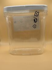 IKEA Vorratsbehälter mit Deckel transparent/weiß 1.3 l