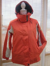  "CRAZY CREEK " AQUA MAX - Damen Skijacke + Snowboard- Orange /Beige - Größe 38