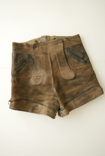 Kurze 60er lederhose - kurze, 50/60er