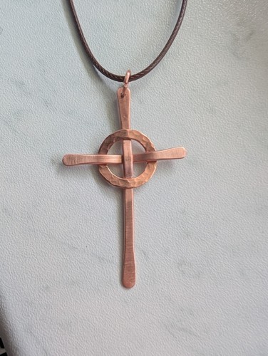 Keltisches kupferkreuz - keltisches,