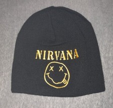 Nirvana Embroidered Beanie Mütze Grunge Soundgarden Pearl Jam Bush Hole Neu