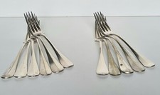 11 Antik Gabeln Christofle Versilbertes Metall Anfang 20ème Chlorfrei