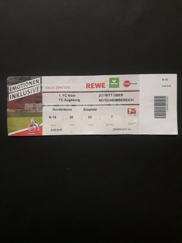 Ticket köln vs - 1.fc,