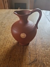Ilkra Terracotta Keramik Krug Modell-Nr 106/12 Handgearbeitet 1950/60 Vintage
