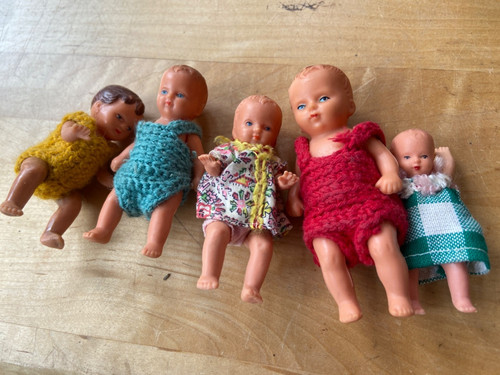 Alte puppenstubenpuppen - 5,
