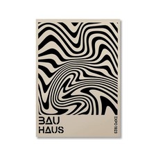 Bauhaus Poster Schwarz Weiß