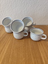 Arzberg Daily Lagune Espressotasse Kaffeetasse Porzellan Blaue Punkte