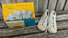 Kinder Schuhe Original von 1963 mit Original Karton  Leder