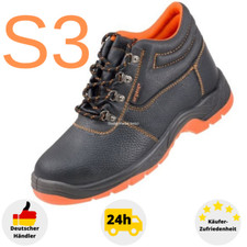 Arbeitsschuhe Sicherheitsschuhe S3 Schutzschuhe Leder Stiefel Bauschuhe Gr 40-47