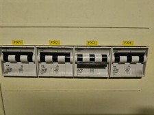 4x Siemens 5SX23 C16 Sicherungsautomat Leitungsschutzschalter 16A ;