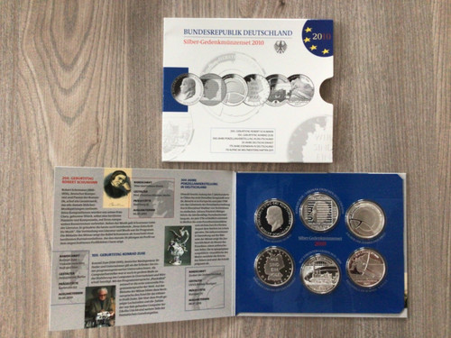 Silber gedenkmünzen set brd - silber-gedenkmünzen-set,