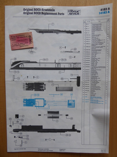 Roco 4183 14183 vt11 5 - a, vt11.5