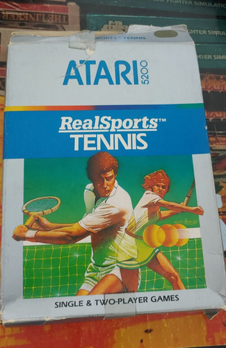 Realsports tennis atari - realsports, (1986)
