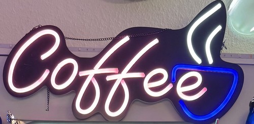 Led leuchtschild coffee - led, „coffee“