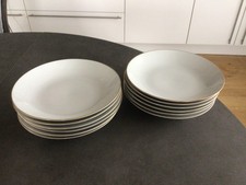 12 schöne Goldrandteller von