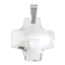 Kreuz Anhänger mit Swarovski