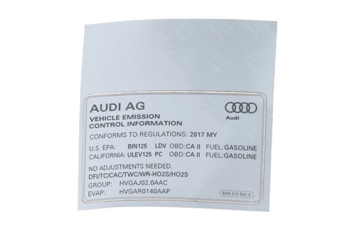 Original audi kennschild - original,