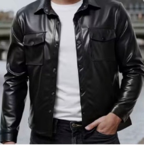 Herren lederhemd lederjacke - herren,