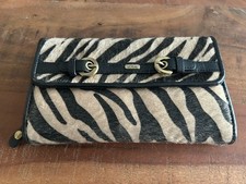 Geldbeutel Zebramuster Schwarz/beige S‘ Oliver