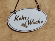 Türschild oval "Kehrwoche"