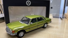 Mercedes Benz W116 Norev 450 SEL 1:18 Modell B66040683 citrusgrün dealer edition
