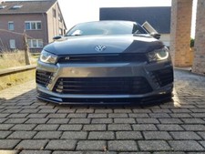 Cup Spoilerlippe Front Ansatz V.1 passend für VW SCIROCCO MK.3 R FL schwarz Hoch