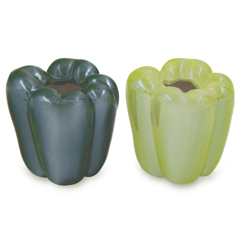 Kleine vase glas deko - 2x,