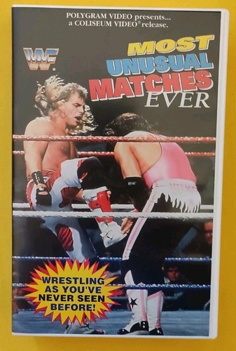 Wwf vhs most unusual matches - wwf,