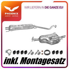 Opel Astra G 1.6 Fließheck (1998-2005) Mittel+Endschalldämpfer Auspuffanlage