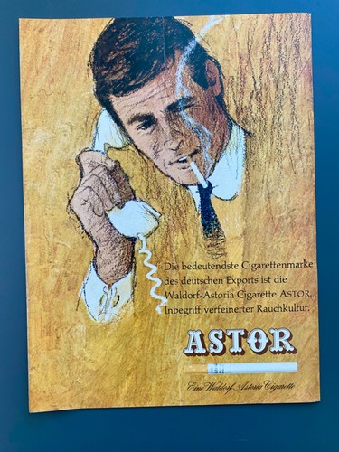 1963 astor eine waldorf - eine,