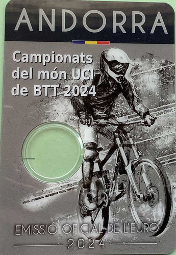 Andorra euro münzkarte - 2,