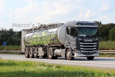 LKW Foto Scania R 410 Tankwagen Auflieger Polen grau MILCH #l5wa