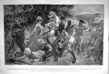 Original alter antiker Druck