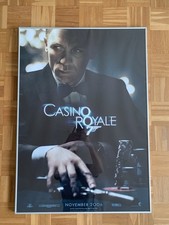 James Bond 007 Casino Royale Filmplakat DIN A1, Gerahmt