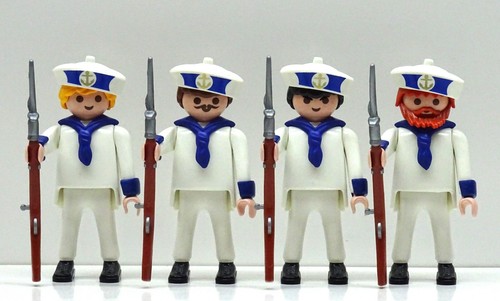 Matrose weiss blau playmobil - weiss,