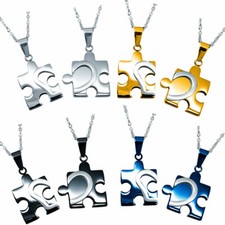 Puzzle anhänger edelstahl - 2,